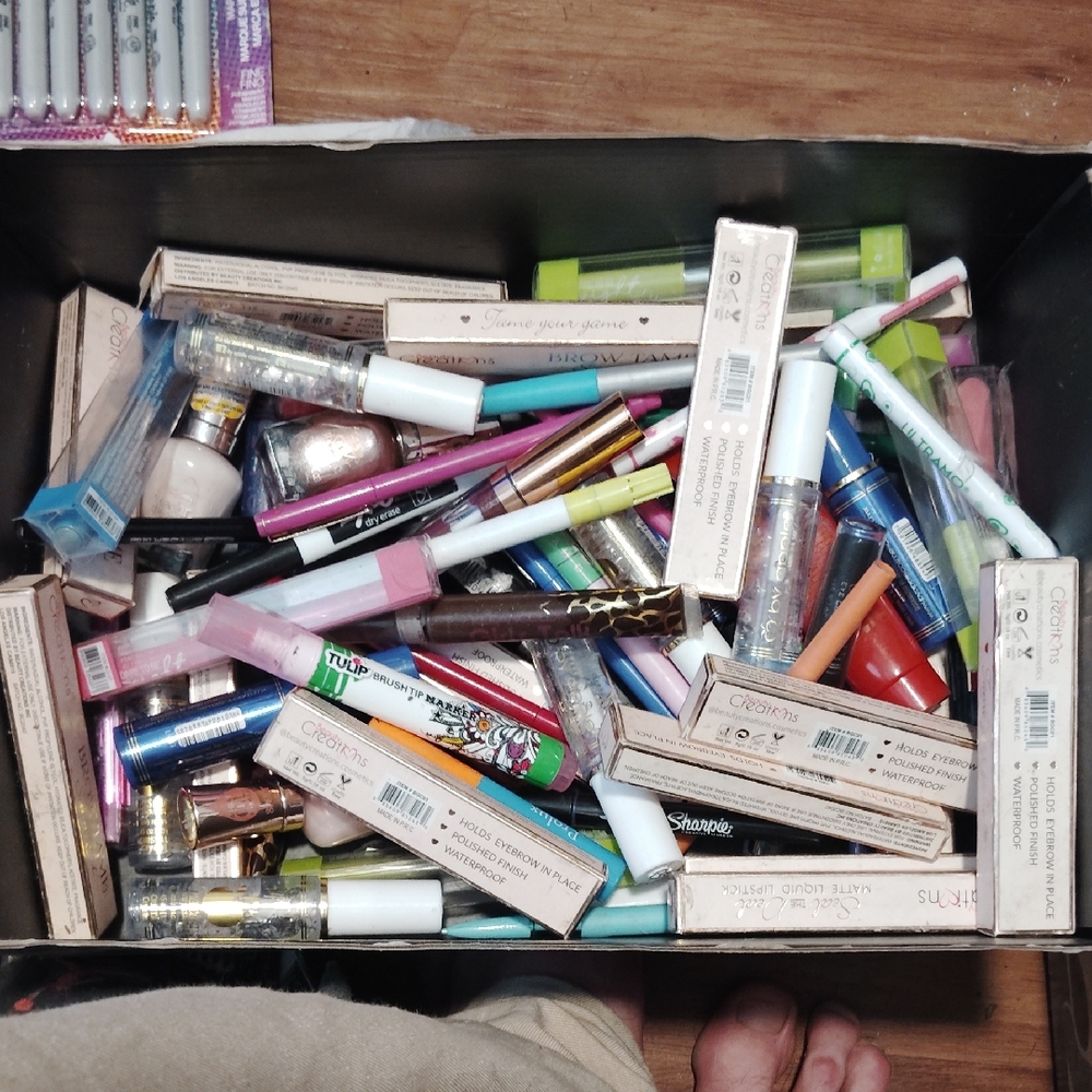 Lot Of Eye Makeup